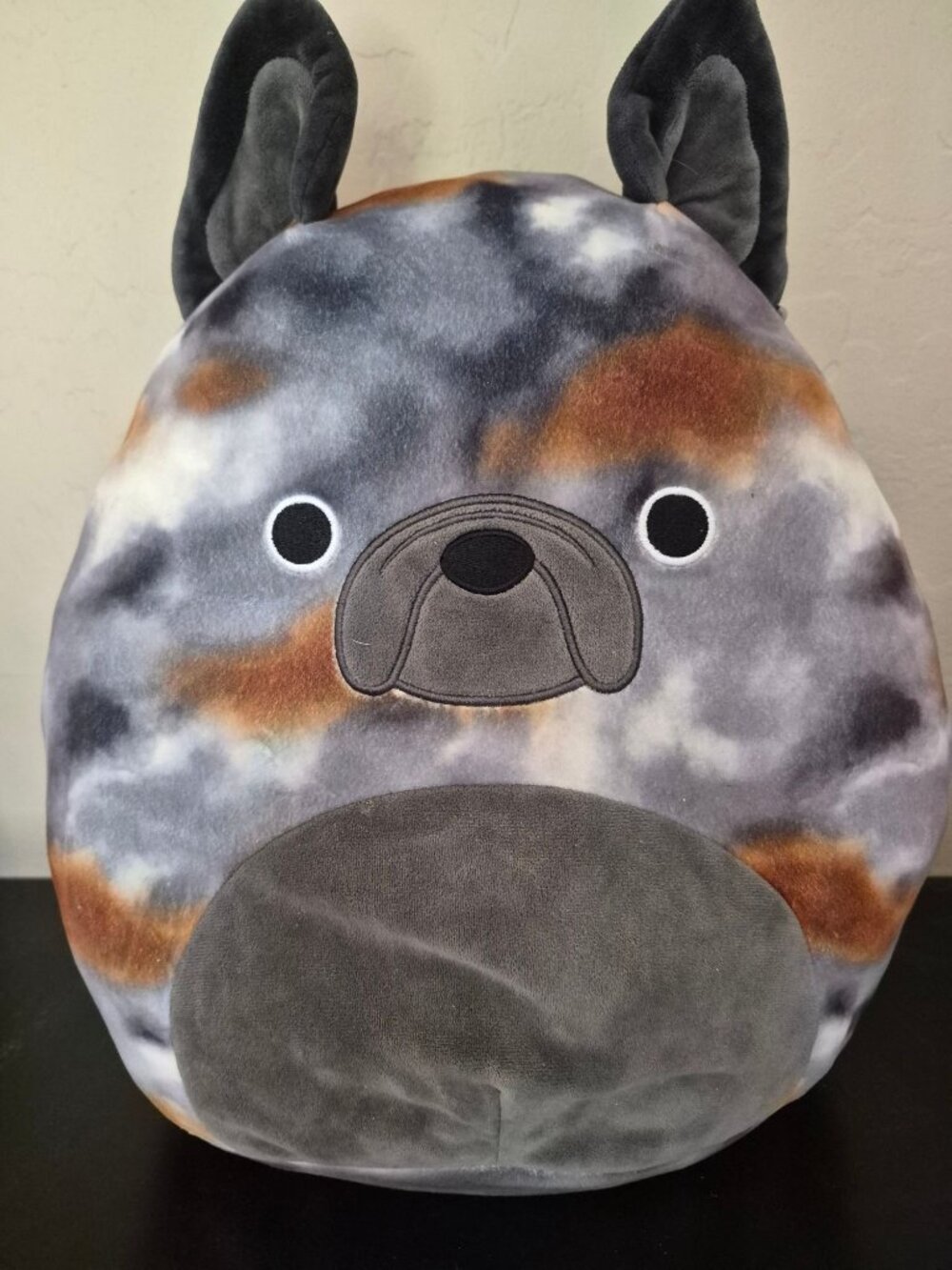 Ballis the French Bulldog Squishmallow 12-Inch Tie-Dye French Bulldog Plushie